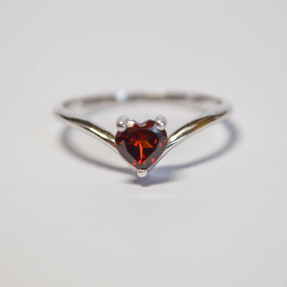 Anillo Aurora Inlove con Granate