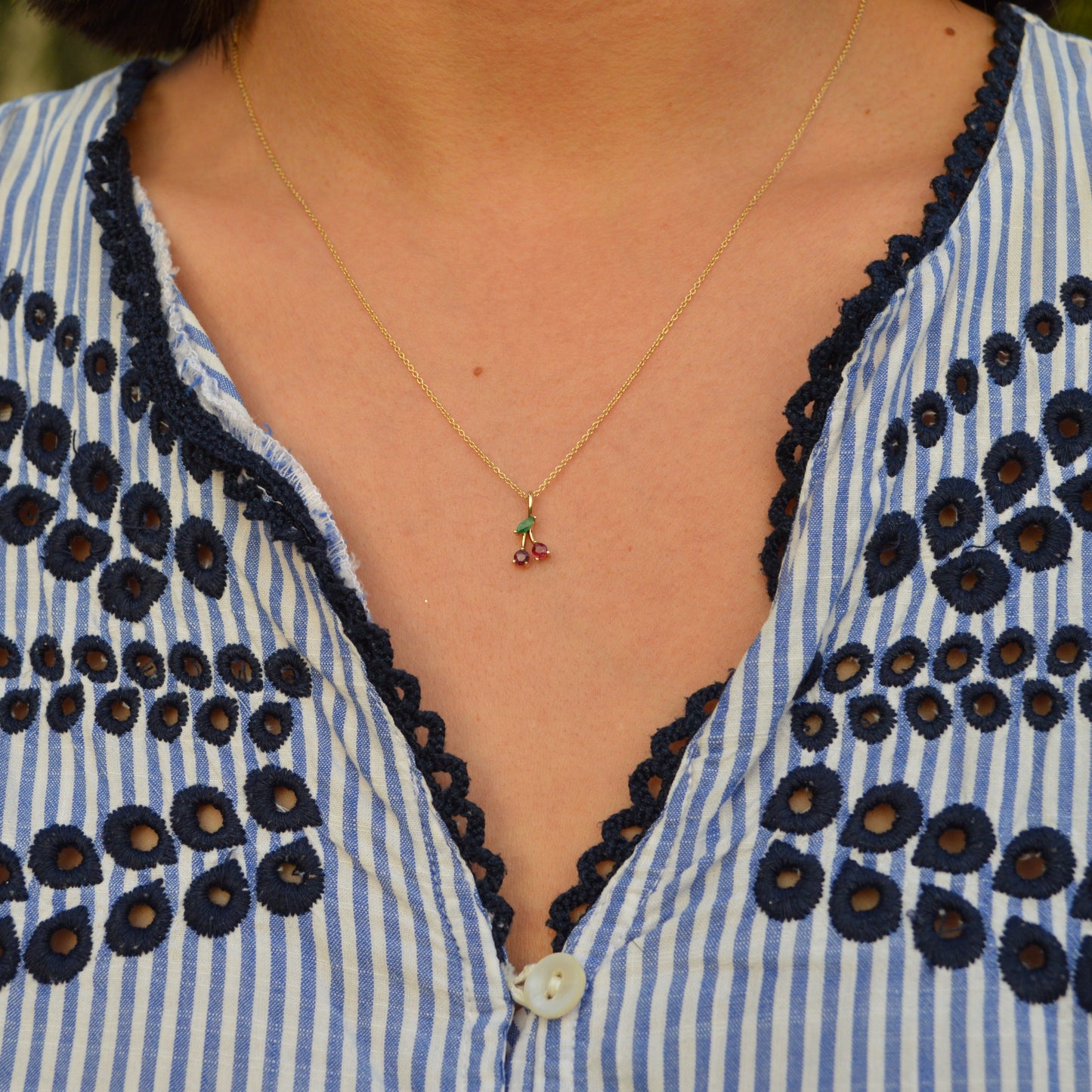 Collar Cerezas